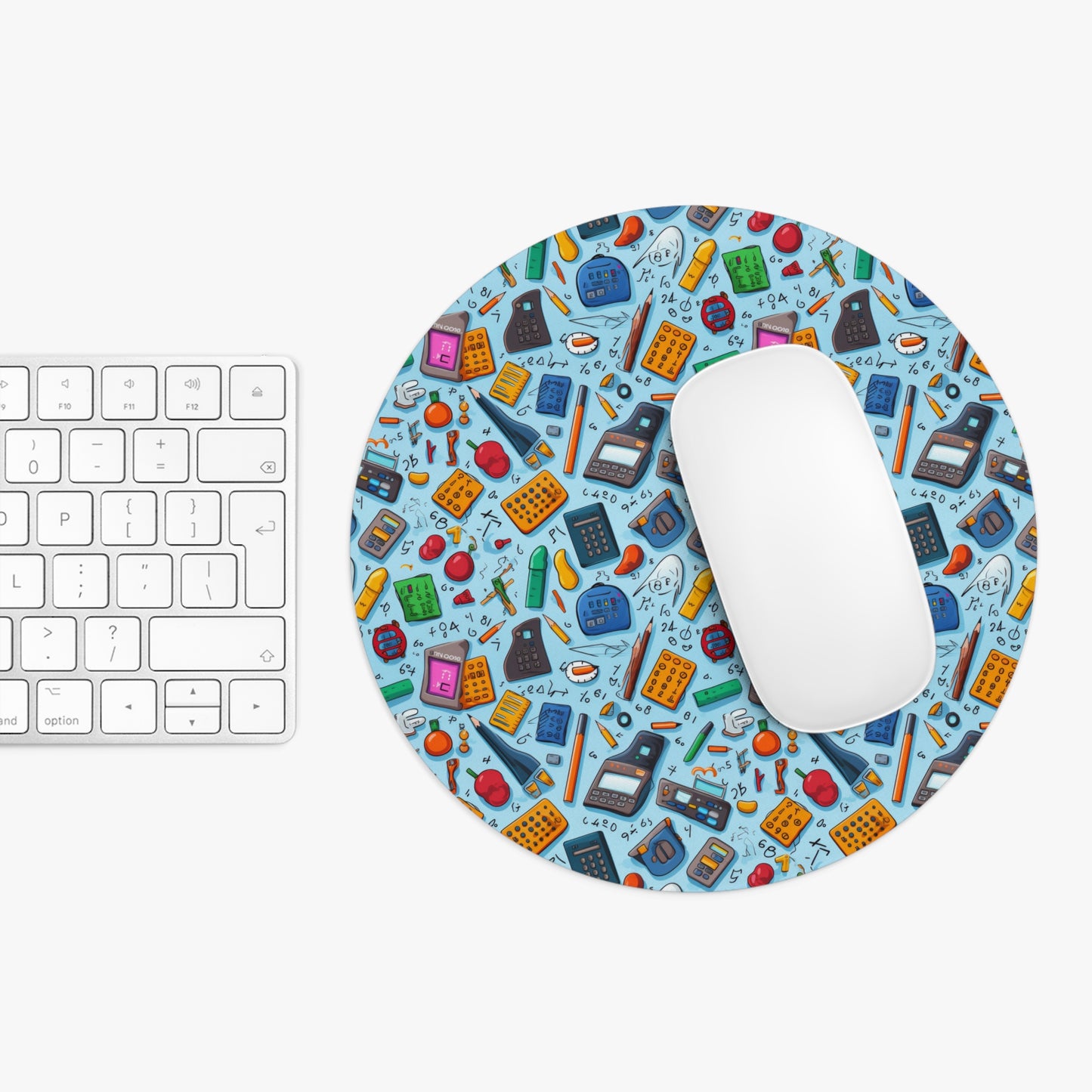Blue Academic Educational Mouse Pad - Perfect for Students & Teachers