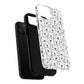 Cute Woof Line-Up iPhone Case, Tough Magnetic Case for Pet Lovers, Stylish Phone Accessory, Gift for Dog Owners, Protective Pet Case