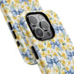 Sunshine Blue Coquette Bows Tough iPhone Magnetic Case for iPhones, Cute iPhone Cover, Spring Gift, Durable Case, Custom iPhone Protection