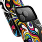 Vibrant Yin Yang Pop Splash Tough Magnetic iPhone Cases, Bold Artwork, Customizable Protection, Gift for Tech Lovers, Colorful iPhone Accessories