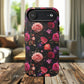 Starry Rose Garden Tough Magnetic Phone Case, Stylish Phone Cover, Gift for Her, Elegant Floral Design, Durable Phone Accessories