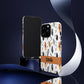 Personalized Whispering Feathers Samsung, Google Pixel and iPhone Case, Custom Name Case.