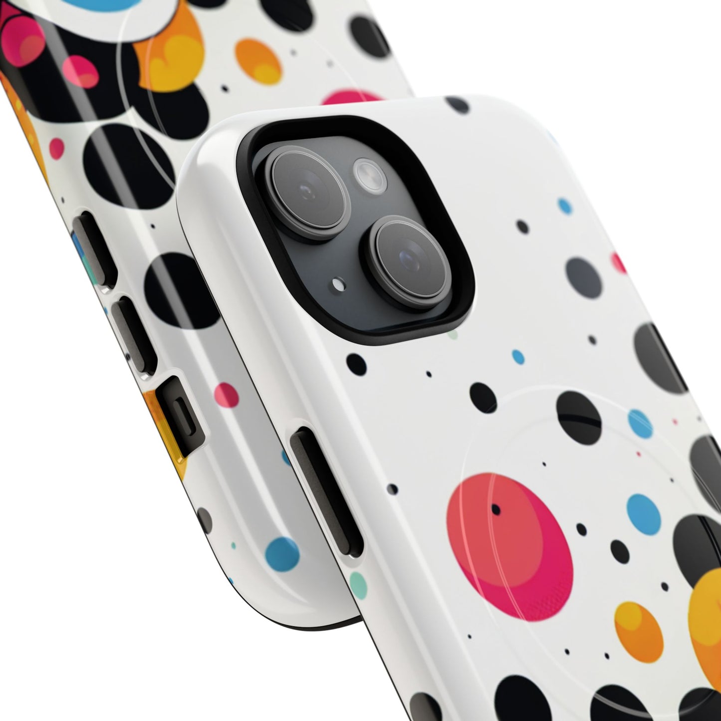 Vibrant Bubble Bloom Galaxy Magnetic iPhone Cases, Artistic Protection for Your Device, Gift for Tech Lovers, Colorful Designs, Unique iPhone Accessories