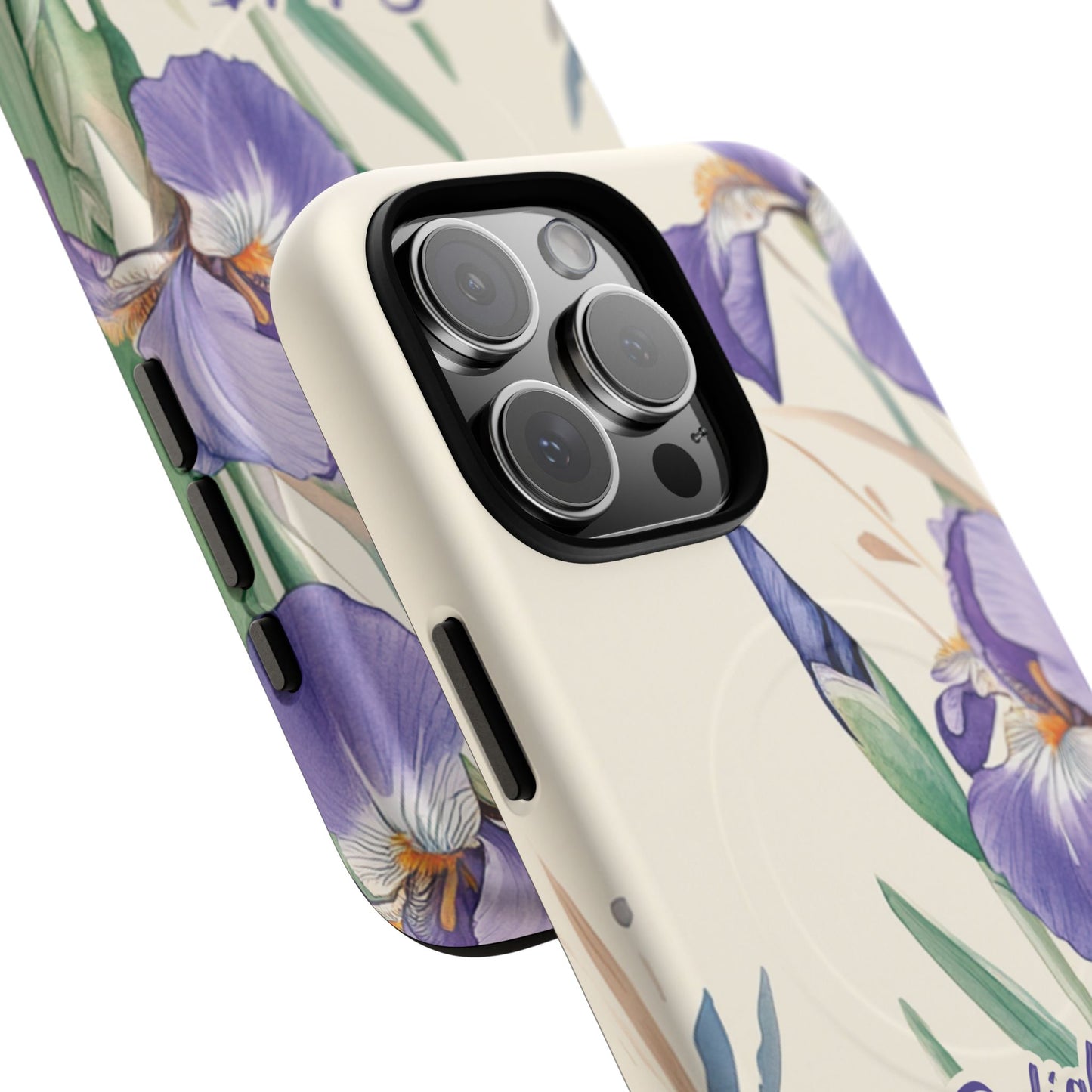 Delight yourself in the Lord Psalm 37:4, Inspirational Gift, iPhone Magnetic Case Scripture, Floral Bible Verse, MagSafe® iPhone® Tough Case, iPhone 14, iPhone 15, iPhone 16, Pro, Pro Max, Plus.