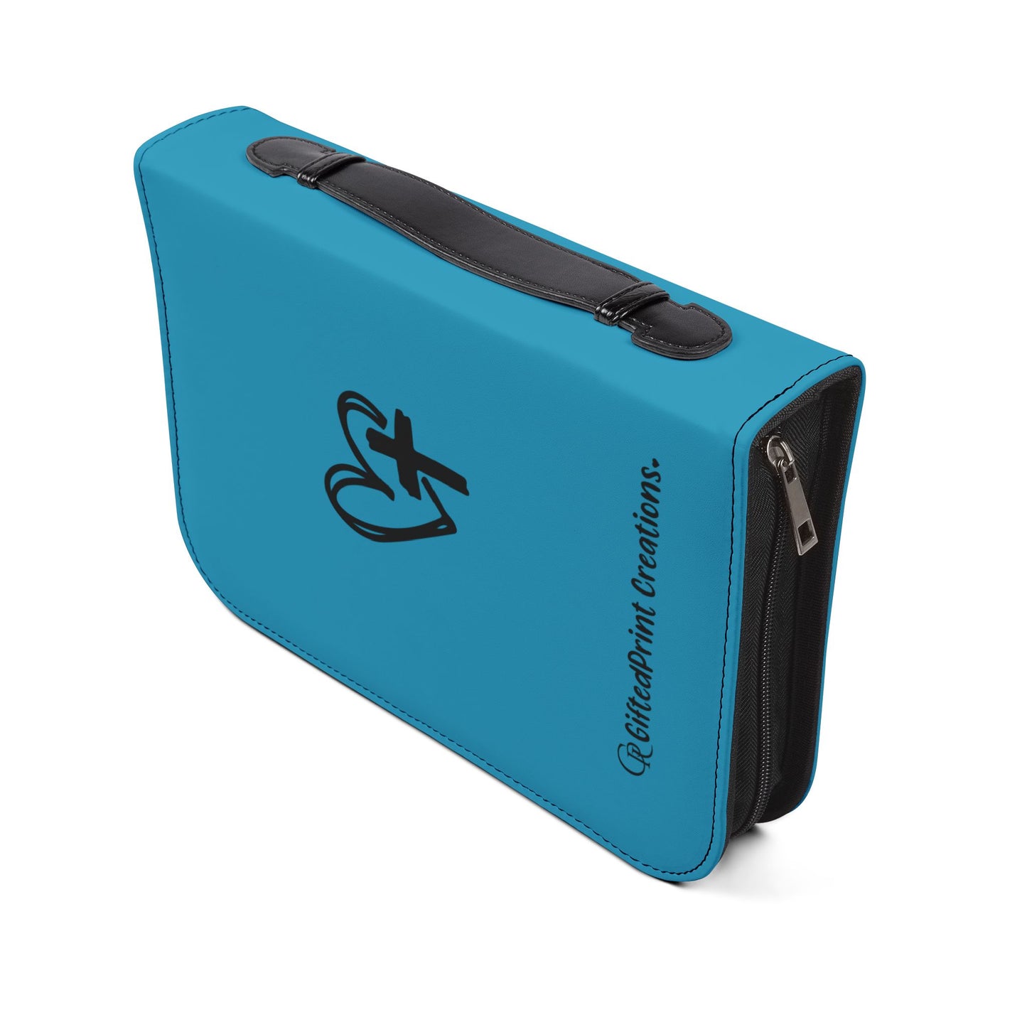 Personalized Floral Cross Bible Cover - Trust in the Lord Design| Baptism | Christening | Anniversary | Birthday Gifts.