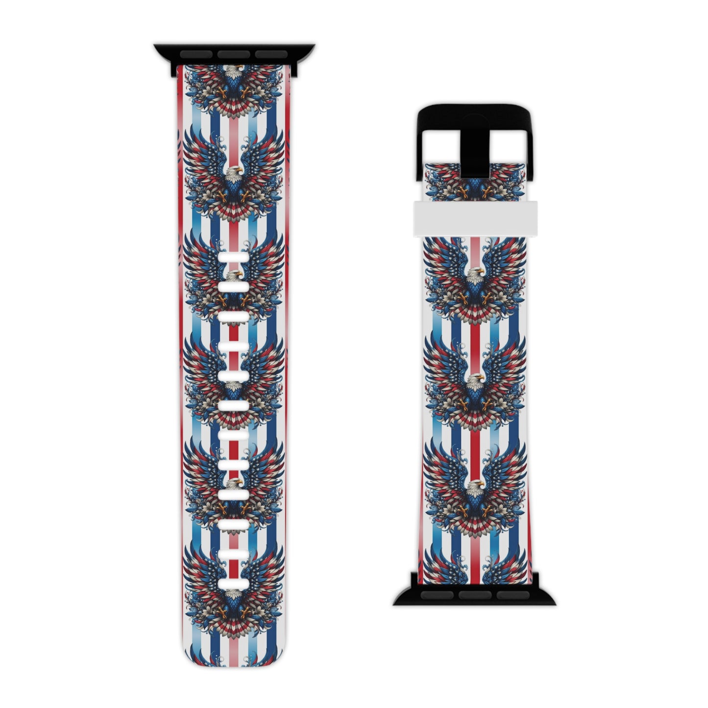 Patriotic Pride Apple Watch Band - Stylish Wrist Accessory for Independence Day & Beyond