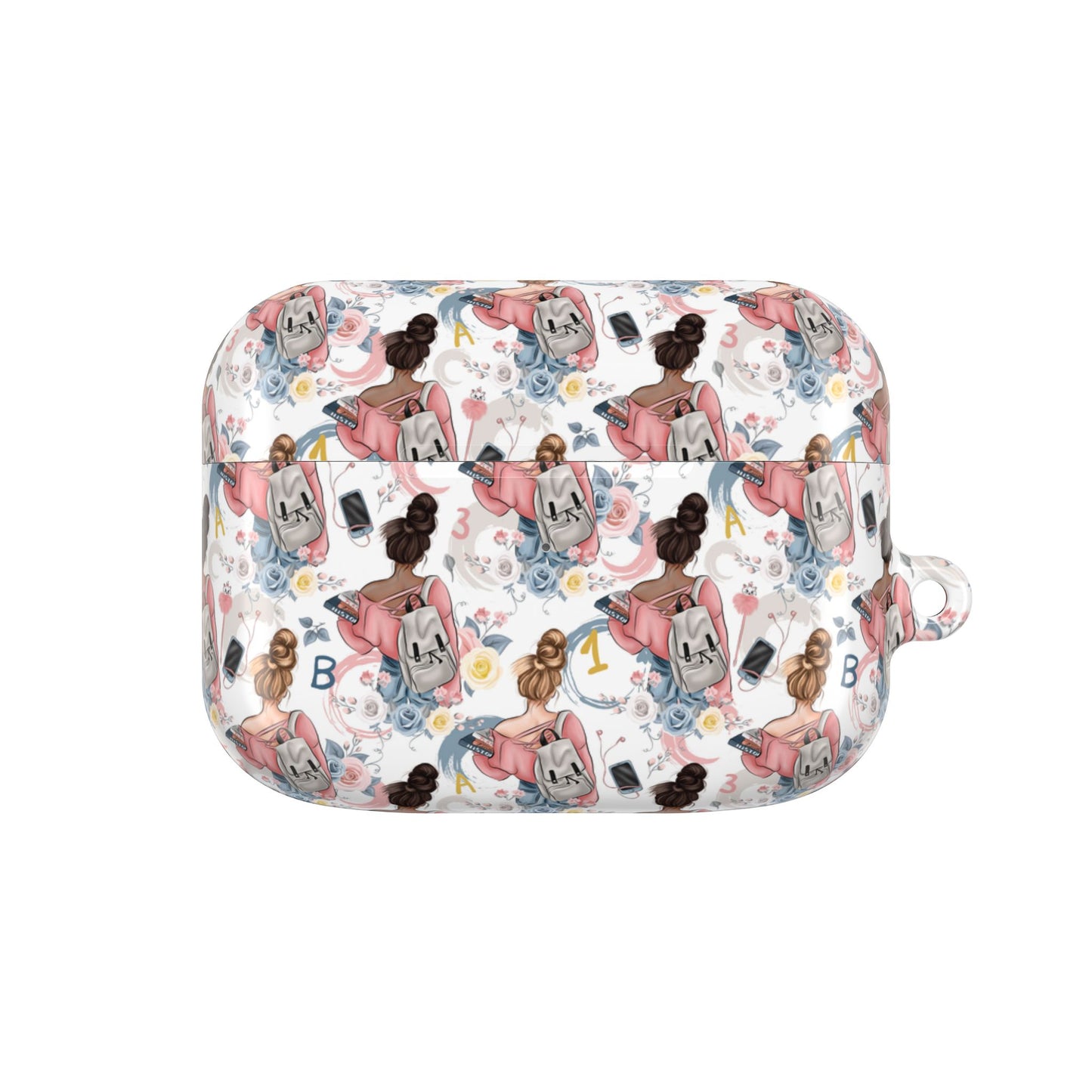 Study Chic AirPod Case Covers with Trendy Illustrations.
