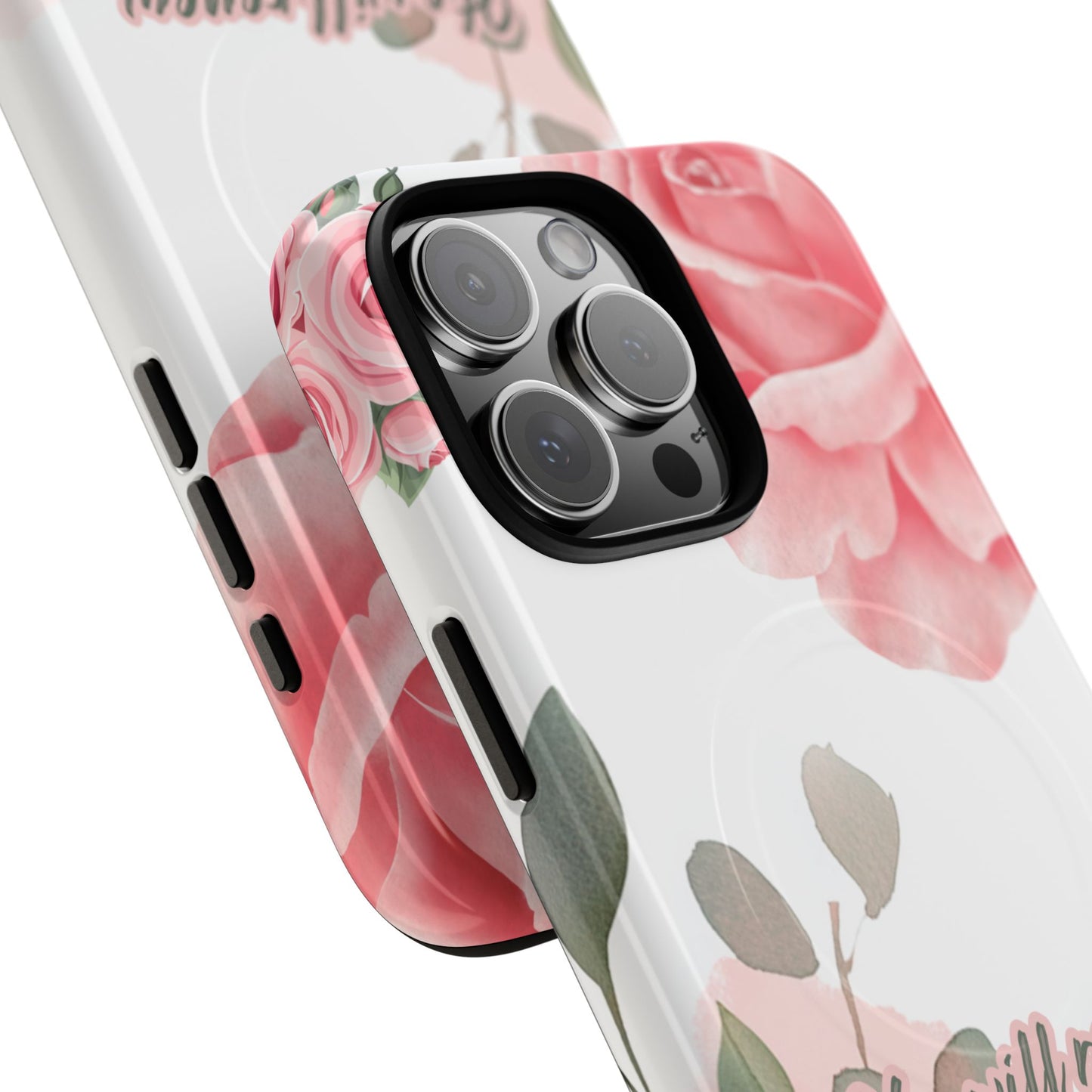 You will Renew your Strength Isaiah 40:11, Inspirational Gift, Tough iPhone Magnetic Case Scripture, Floral Bible Verse, MagSafe® iPhone®, iPhone 14, iPhone 15, iPhone 16, Pro, Pro Max, Plus.