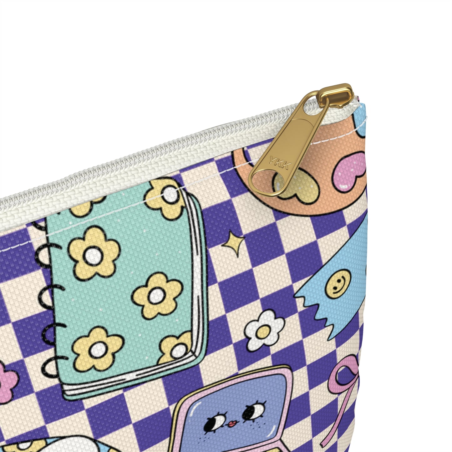 Personalized Purple Doodle Daydream Composition Book Inspired Accessory Pouch, Kids School Supplies, Classroom Organizer, Teacher Gift, Fun Stationery Case, Back to School