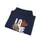 Love Floral Sweatshirt - Unisex Heavy Blend™ Hooded Pullover for Comfort and Style