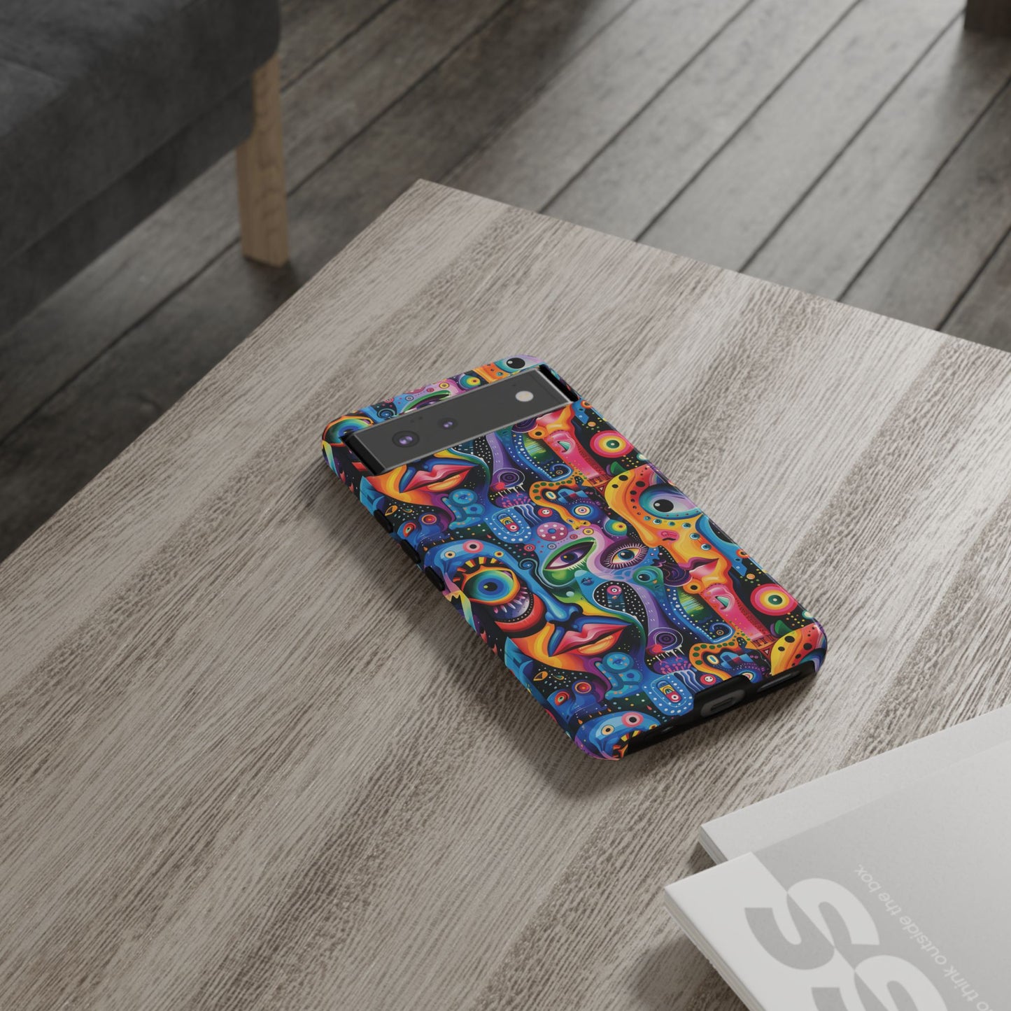 Psychedelic Visions Vibrant Art Google Pixel, iPhone and Samsung Phone Case - Tough Cases for Creative Souls