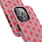 Roseburst Mosaic Vibrant Flower Pattern iPhone Case, Stylish iPhone Cover, Tough Magnetic Case, Floral Gift, Trendy Accessory for Her