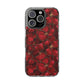 Velvet Petal Noir Floral Petal Clear Impact-Resistant iPhone and Samsung Case.