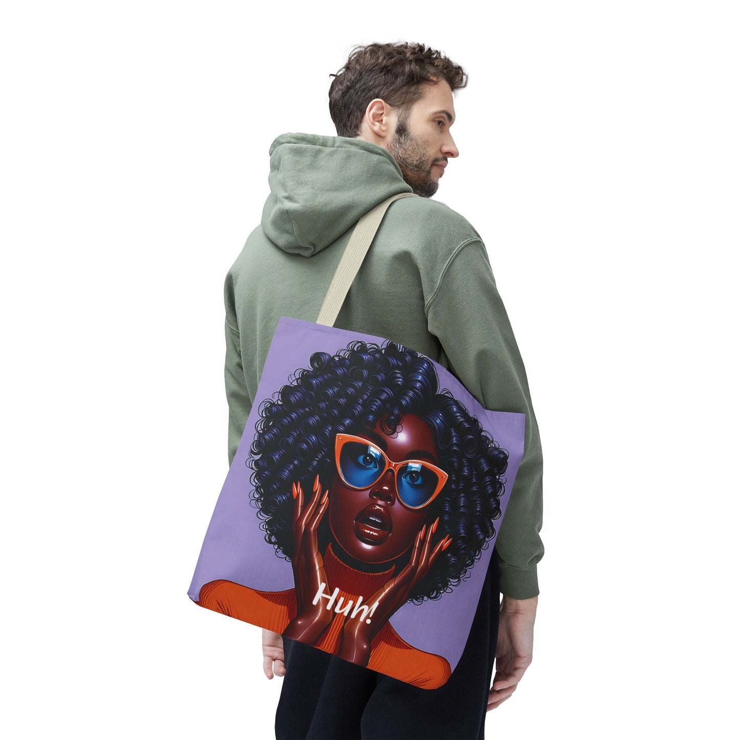 Afro Luxe Glow Tote Bag