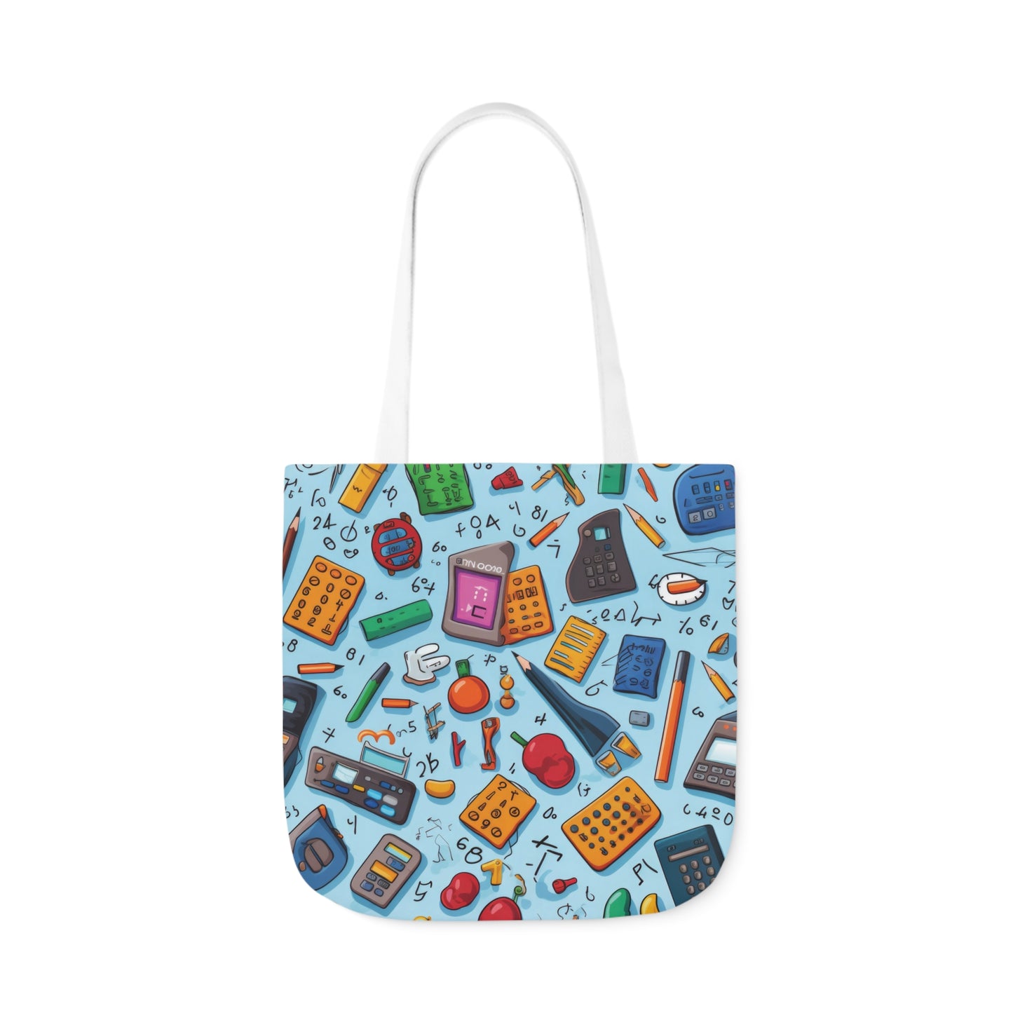 Blue Academic Adventures Canvas Tote Bag