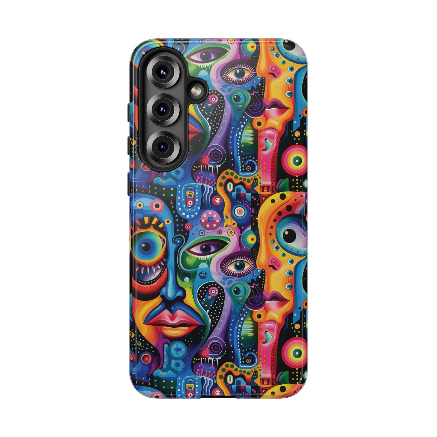 Psychedelic Visions Vibrant Art Google Pixel, iPhone and Samsung Phone Case - Tough Cases for Creative Souls
