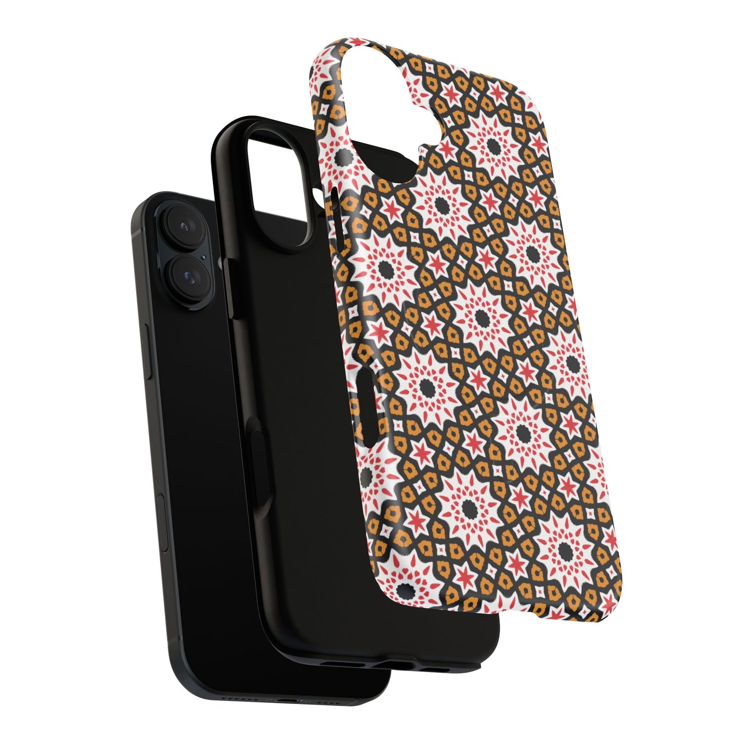 Bohemian Patterned Tough Magnetic Cases, Unique Phone Protection, Stylish Phone Cover, Gift for Trendsetters, Vibrant Designs