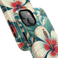 Tropical Hibiscus MagSafe® iPhone® Tough Case - Stylish Phone Protection Gift for Nature Lovers, Vibrant, Summer Vibes.