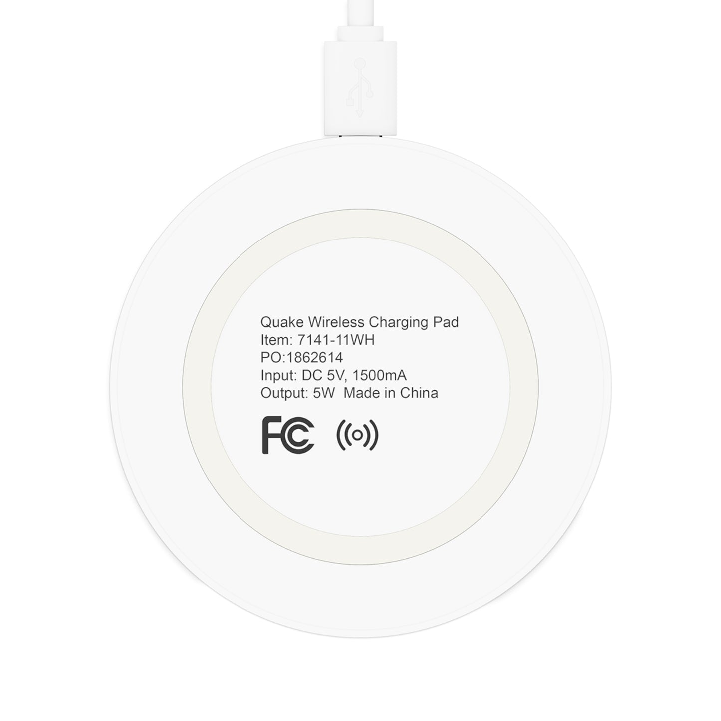 Daisy Delight Floral Design Wireless Charging Pad - Quake Pattern for Home & Office.