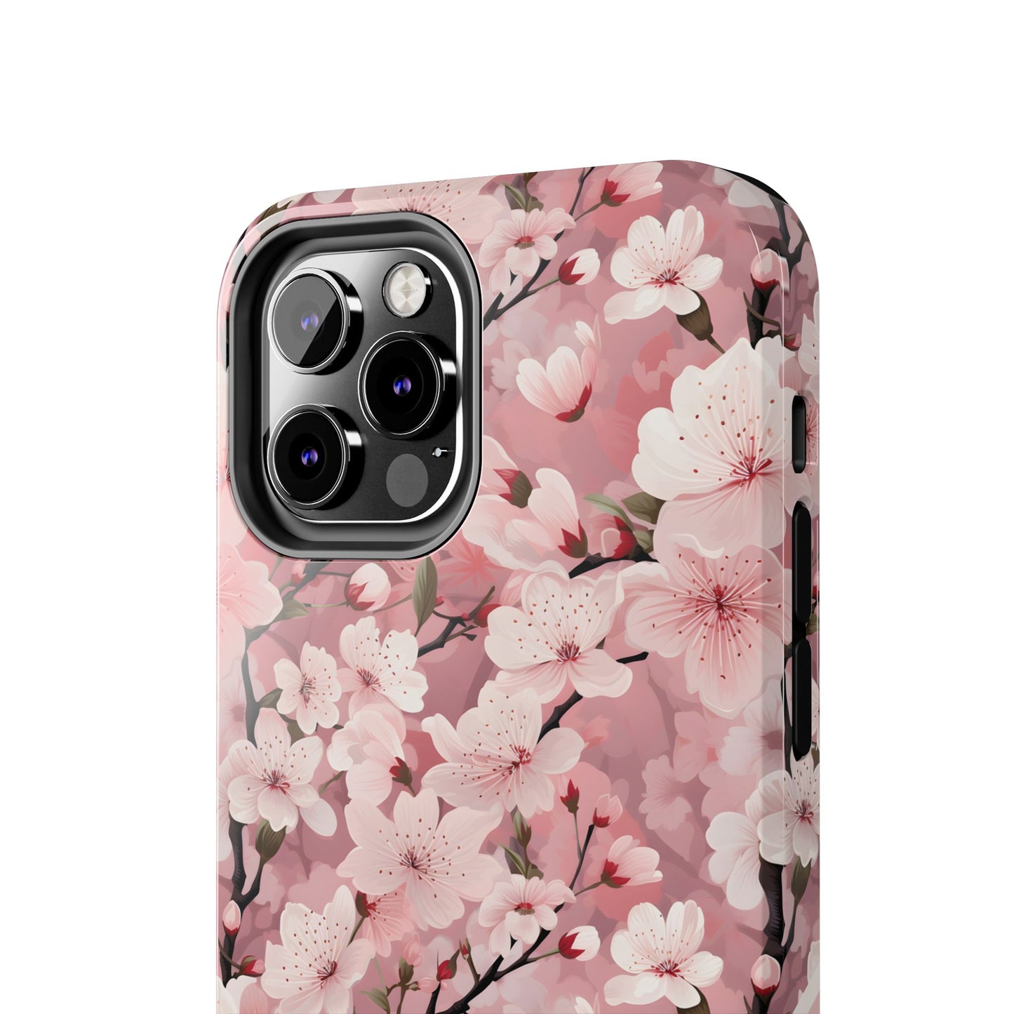 Personalized Cherry Blossom iPhone and Samsung Tough Phone Cases