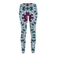 Mystic Garden Tie and Dye Casual Leggings (AOP)