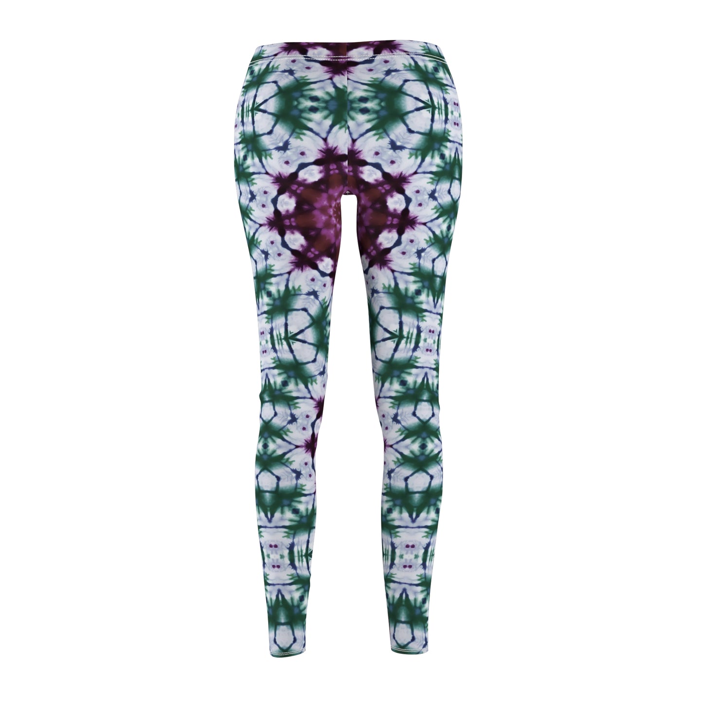 Mystic Garden Tie and Dye Casual Leggings (AOP)