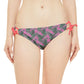 Pink Tropical Bliss Loop Tie Side Bikini Bottom (AOP)