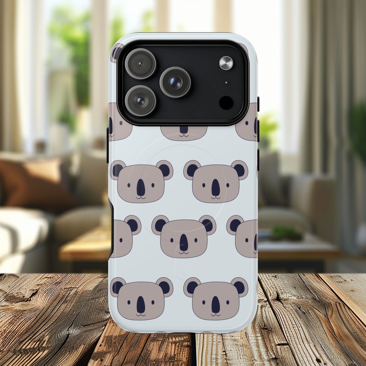Cute Koala iPhone Case, Tough Magnetic iPhone Cases, Funny Animal Cases, Unique Gifts for Animal Lovers, Cute Phone Accessories, Birthday Gift