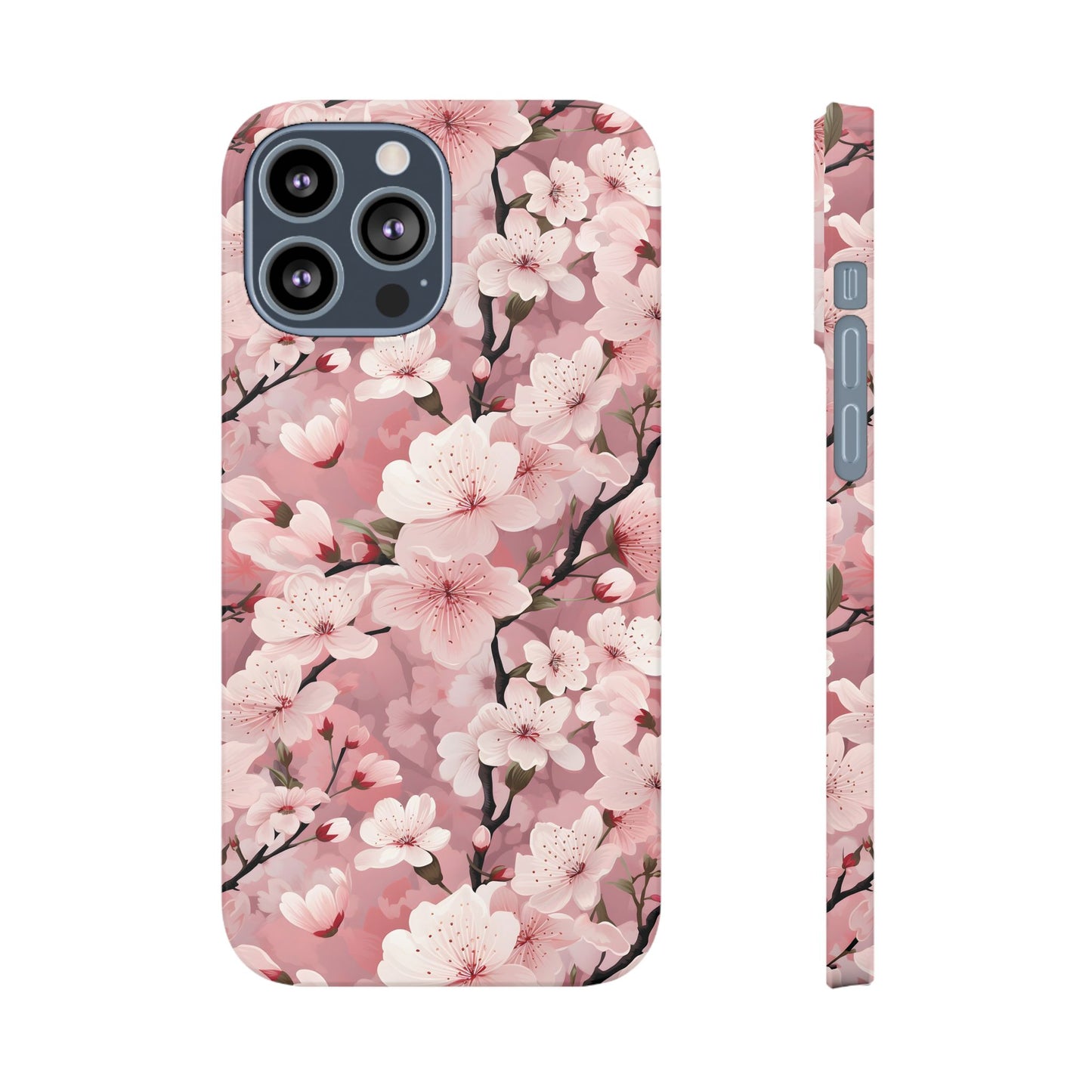 Cherry Blossom Slim Phone Cases for iPhone and Samsung