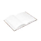 Personalized Stained Glass Lotus Blossom Hardcover Notebook — Custom Name and Affirmation Puffy Cover Journal.