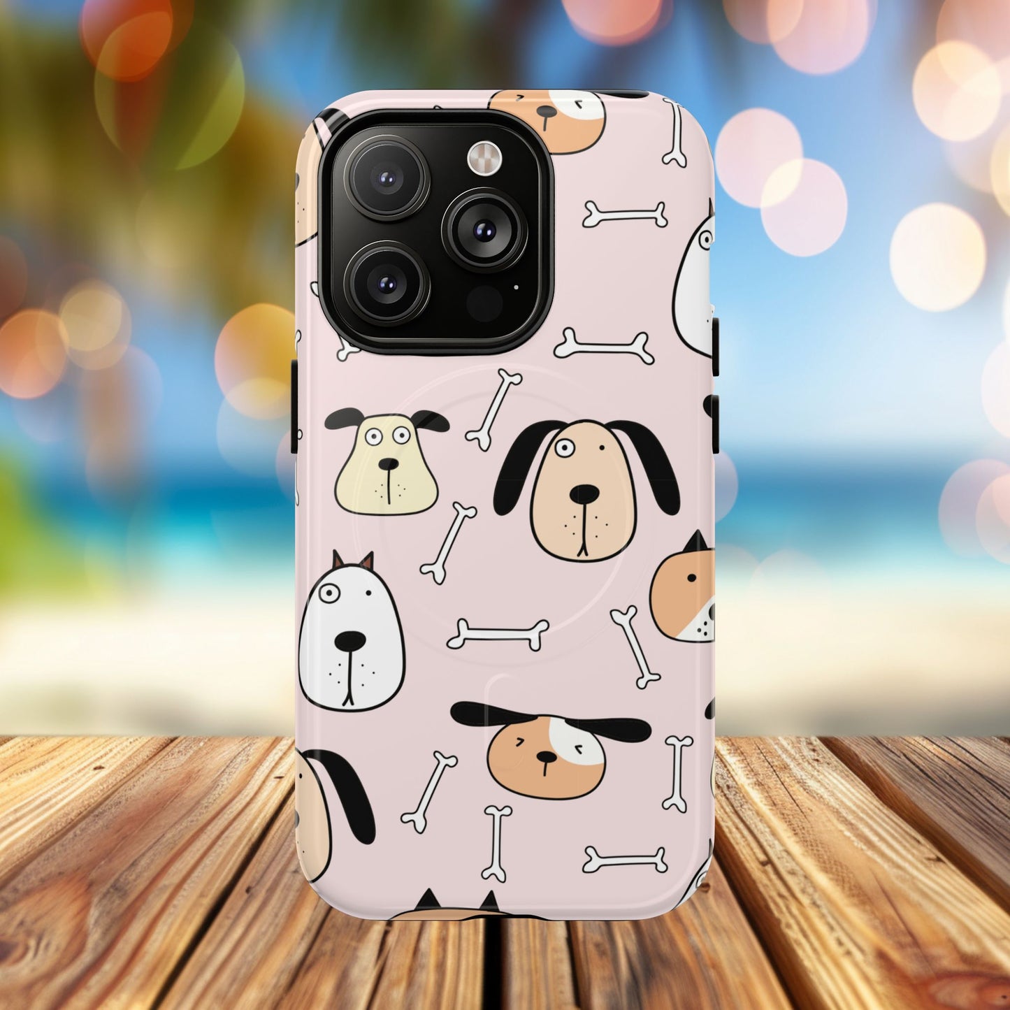 Cute Dog iPhone Case, Tough Magnetic Cases for Pet Lovers, Dog-Themed Accessories, Gift for Dog Owners, Unique iPhone Cover
