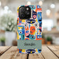 Personalized Vibrant Phone Case,  Magnetic iPhone Cover, Colorful Abstract Protection, Trendy Gift, Unique Tech Accessory, Art Phone Case