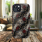 Elegant Floral Tough iPhone Magnetic Cases, iPhone Protection, Unique iPhone Covers, Stylish Mobile Accessories, Gift for Her