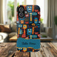 Personalized Colorful Abstract Faces Clear Impact-Resistant Case