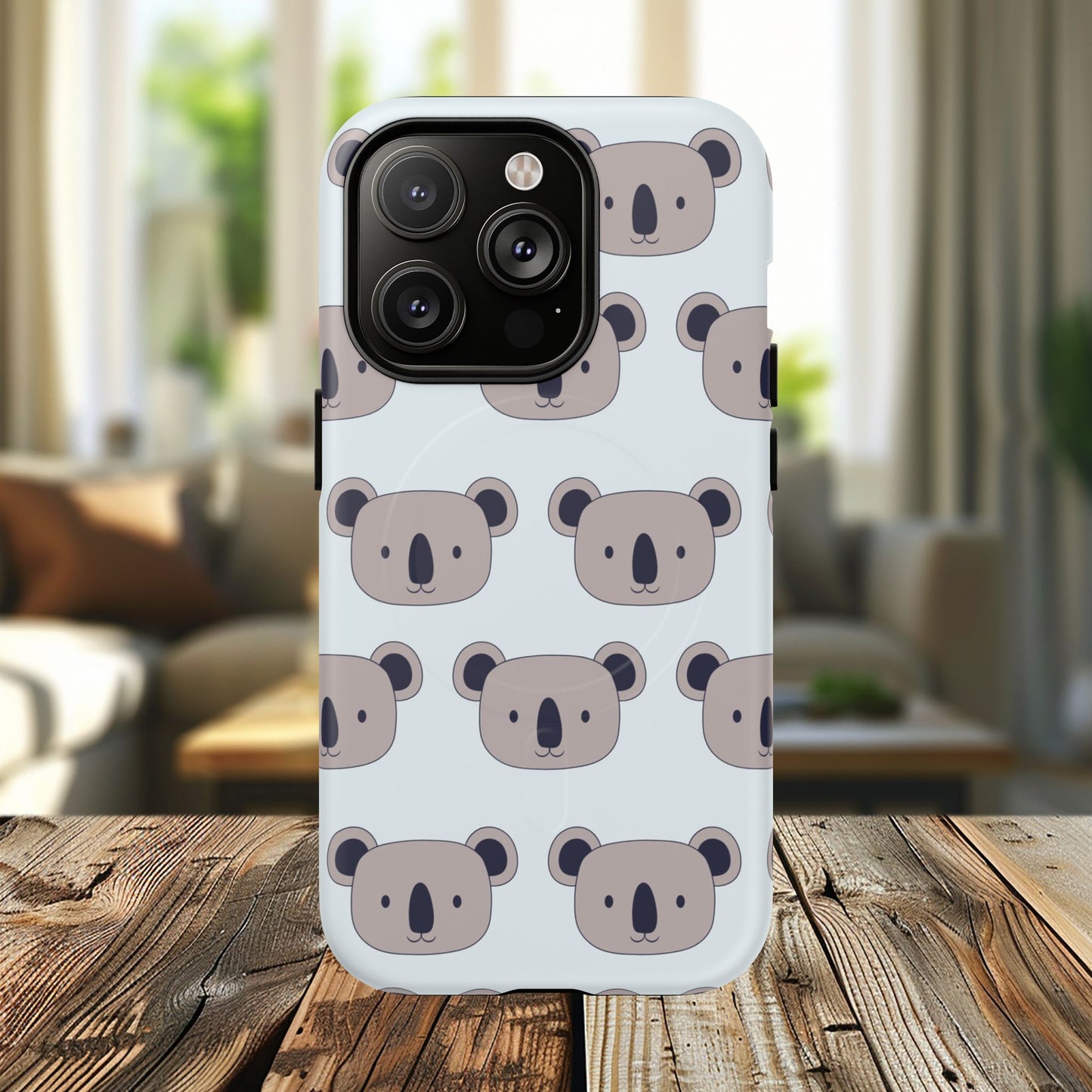 Cute Koala iPhone Case, Tough Magnetic iPhone Cases, Funny Animal Cases, Unique Gifts for Animal Lovers, Cute Phone Accessories, Birthday Gift
