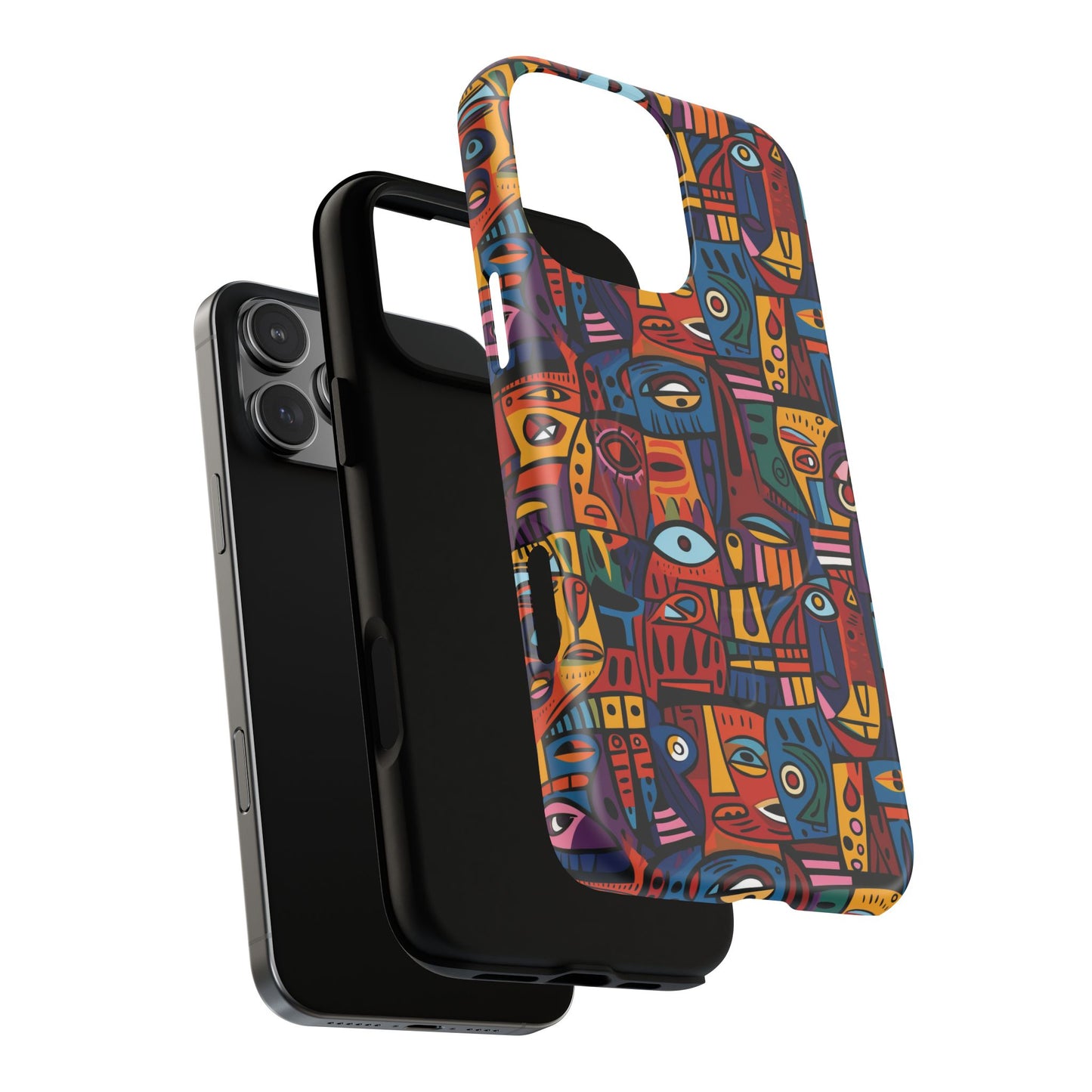 Vibrant Artistic Phone Case | Tough Magnetic Cases | Unique Gift for Art Lovers, Colorful Accessory, iPhone 14, 15, 16, 17 Case.