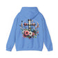 Faith and Floral Cross Unisex Gildan Hoodie Sweatshirt