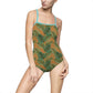 Brown Tropical Bliss Women's One-piece Swimsuit (AOP)