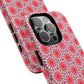 Roseburst Mosaic Vibrant Flower Pattern iPhone Case, Stylish iPhone Cover, Tough Magnetic Case, Floral Gift, Trendy Accessory for Her