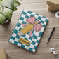 Teal Checkered Charm A Hardcover Notebook (PY)