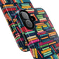 Colorful Book-Themed Phone Case, Literary Gift, Tough Magnetic Case, Book Lover’s Accessory, Phone Protection, Reading Enthusiast