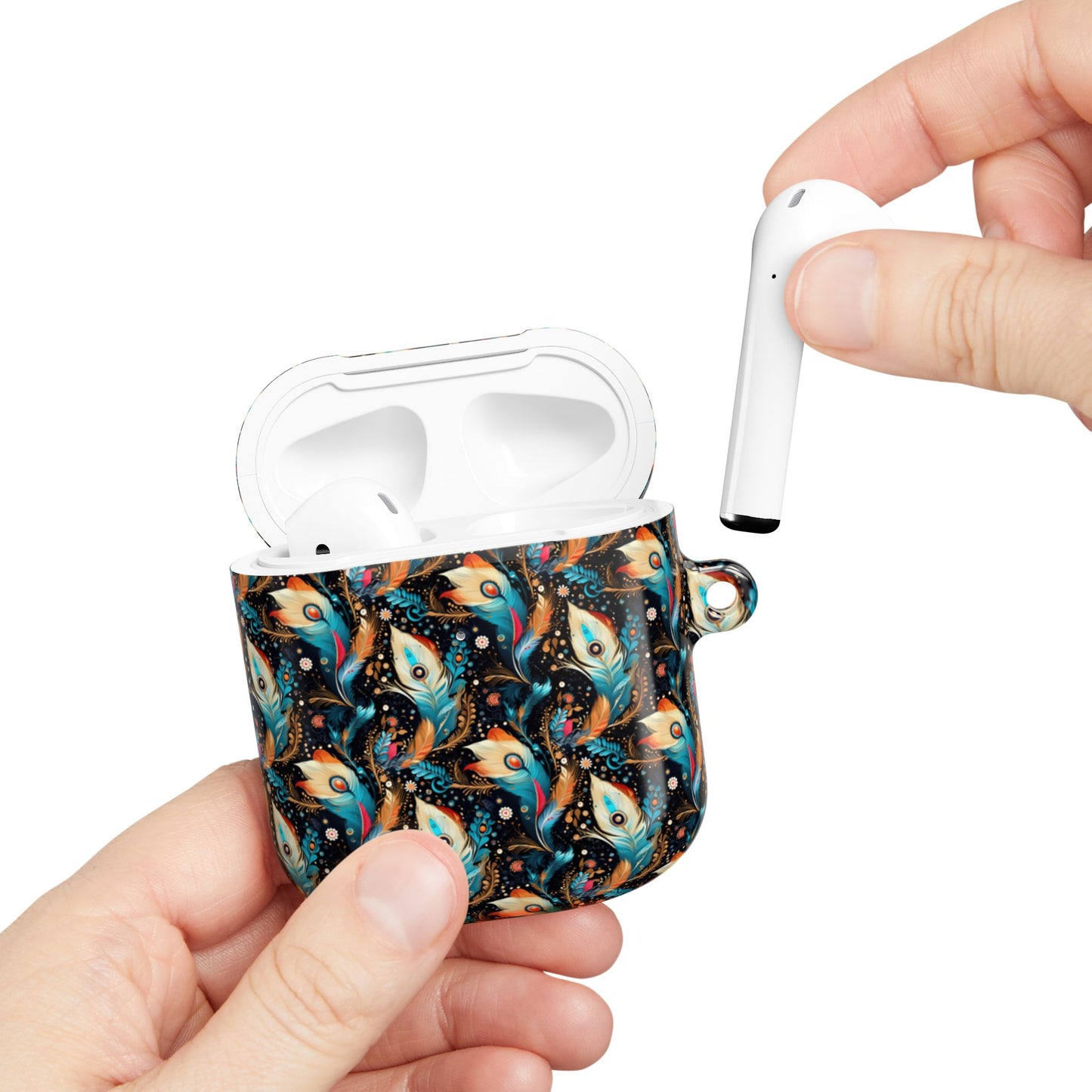 Ethereal Feathers AirPod Case | Stylish & Protective Accessory