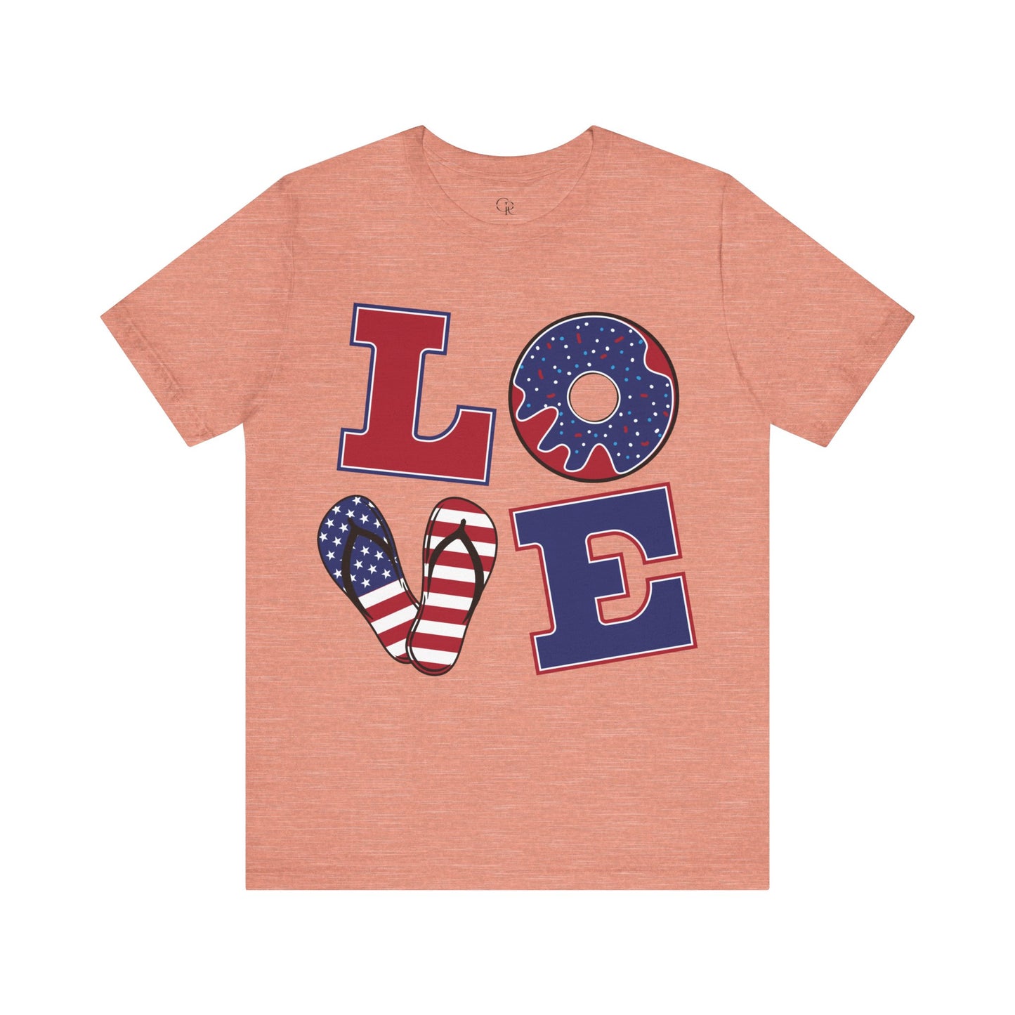 Patriotic Love Unisex Jersey Short Sleeve Tee