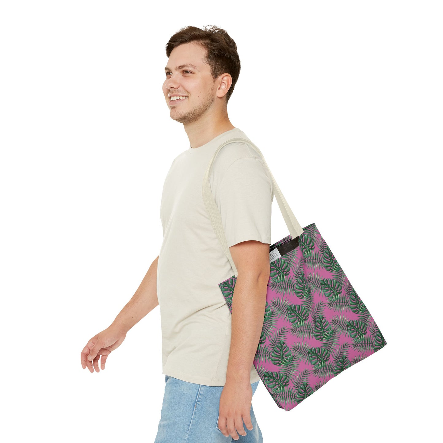 Pink Tropical Bliss Tote Bag