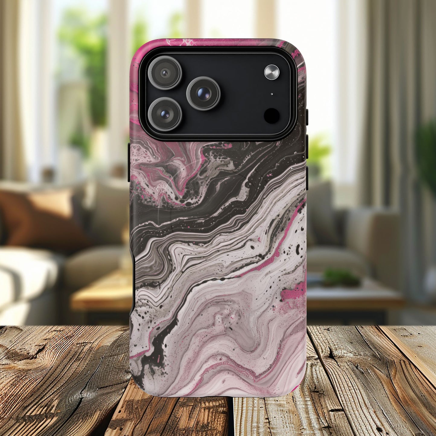 Stylish Magnetic iPhone Cases for Tough Protection, Trendy iPhone Covers, Gift for Teens, Modern Tech Accessories, Marble iPhone Design Cases