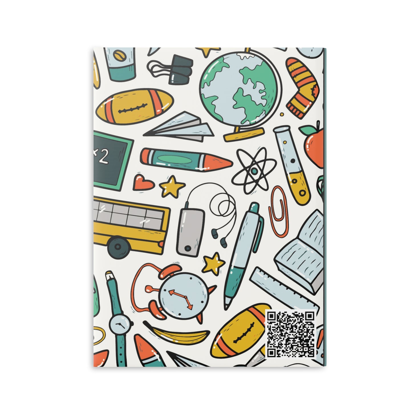 Emerald School Doodles Hardcover Notebook with Puffy Covers (PY)