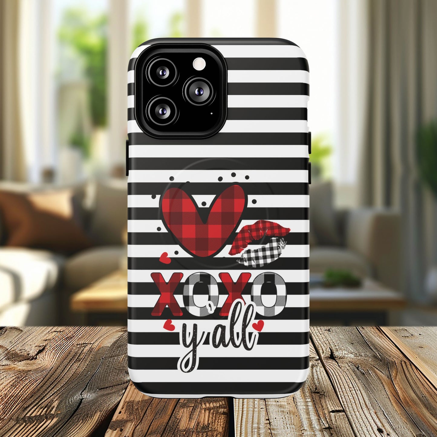Stylish Tough Magnetic Phone Cases, Trendy Gifts for Her, Holiday Accessories, Floral Design, Cute Phone Protection
