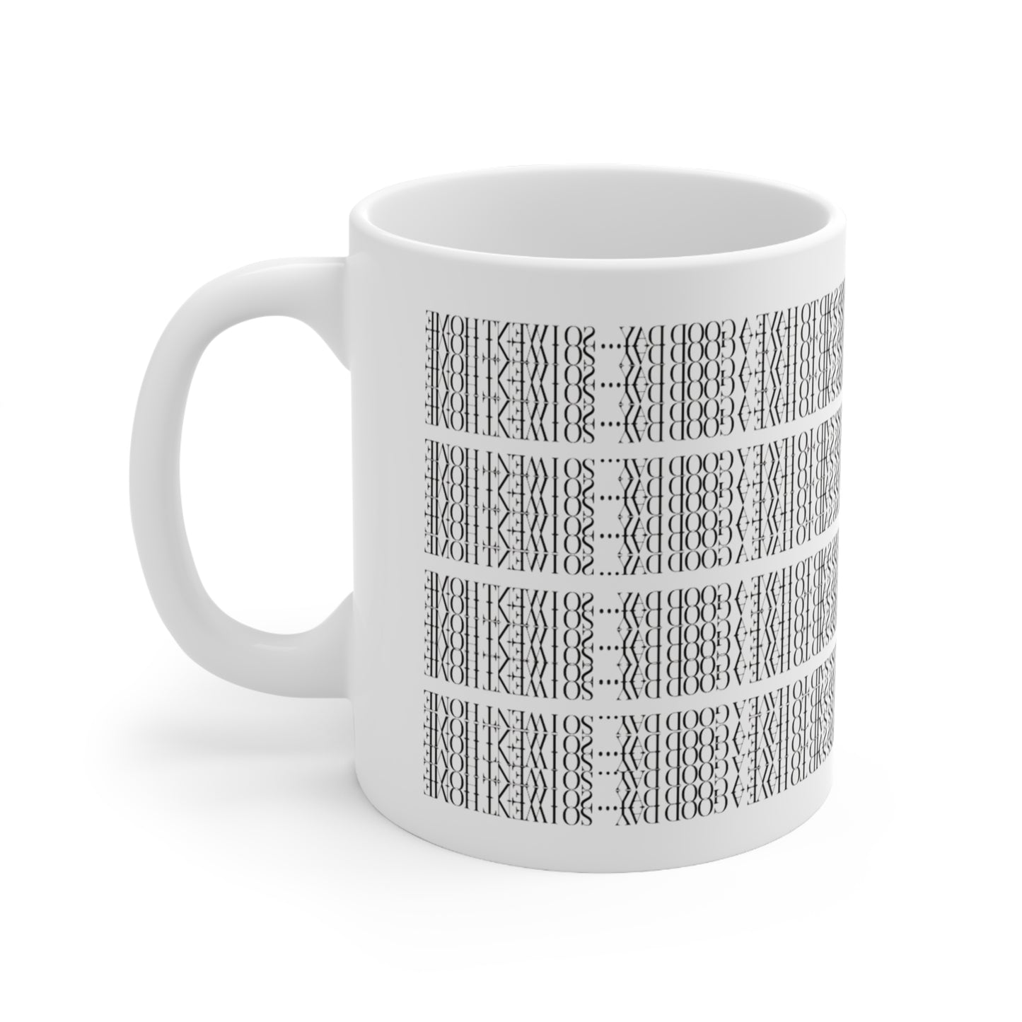 Funny Hidden Message Mug - “My Boss said to have a good day… so I went home.”- Viral Optical Illusion Mug - Secret Sarcastic Work Message - Dishwasher Safe, Unique Gifts for Coffee Lovers, Home & Office Decor, Holiday Present.