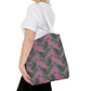 Pink Tropical Bliss Tote Bag