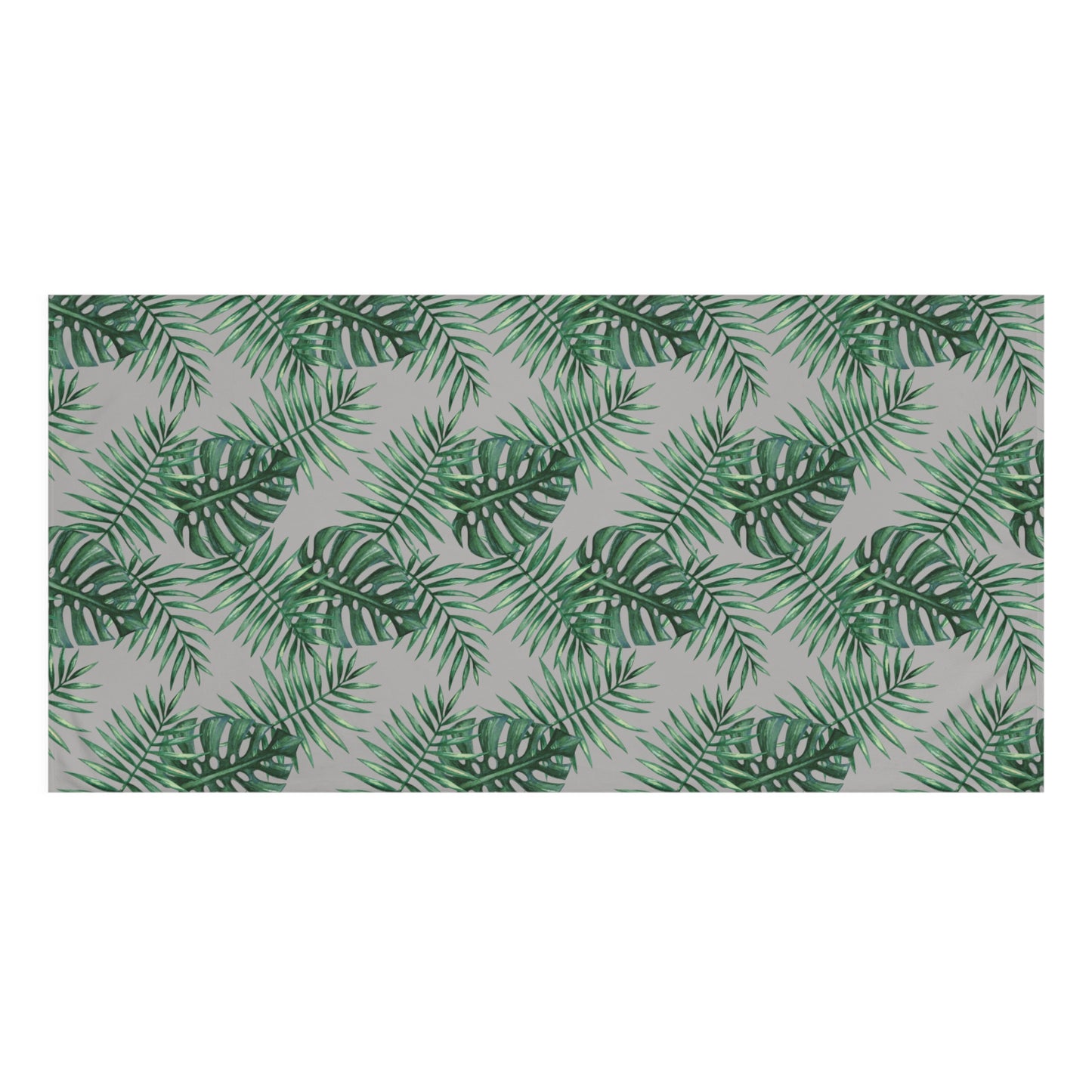 Tropical Bliss Grey Mink-Cotton Towel